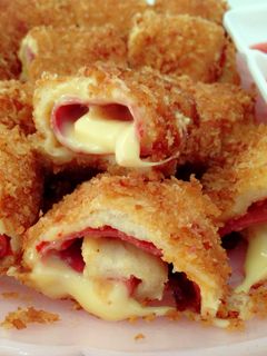 Foto resep Roti Goreng Keju Smoked Beef