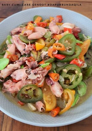 Foto resep Oseng Baby Cumi Cabe Gendot #dapurbundaqila