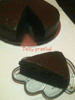 Foto resep simple steam chocolate cake