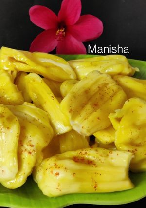 A picture of Ripe Jackfruit Chaat(Jackfruit Plate).