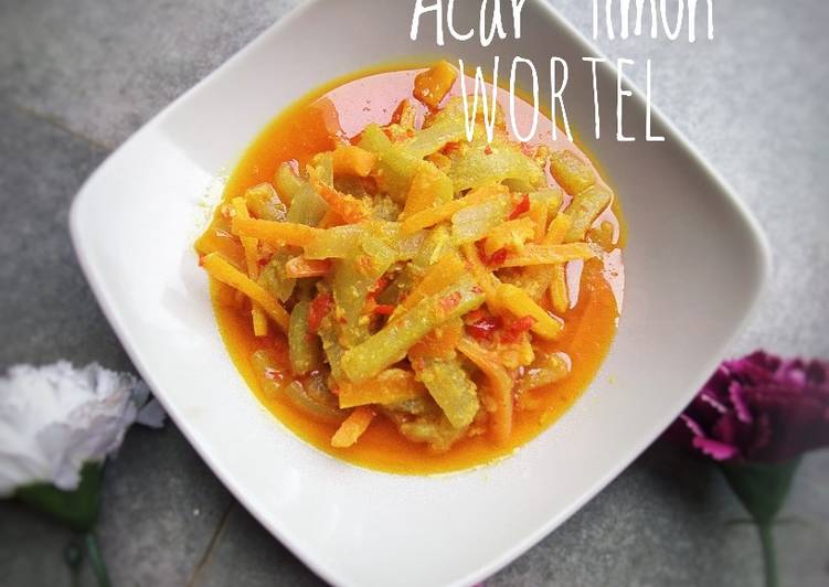 *Acar timun wortel*