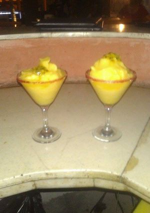 Una foto de Margarita de chinola