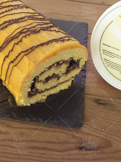 Una foto de Torta coberta com Creme de Pasteleiro