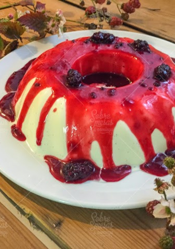 Una foto de Panacotta de Baunilha