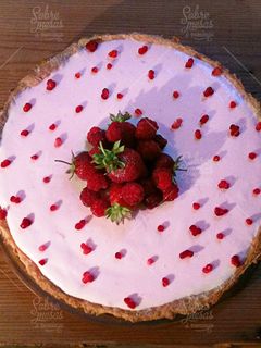 Una foto de Tarte fria de Iogurte