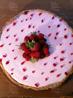 Una foto de Tarte fria de Iogurte