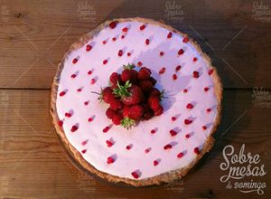 Una foto de Tarte fria de Iogurte