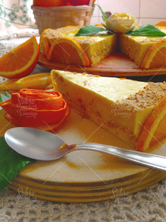 Una foto de Pudim Light de Laranja