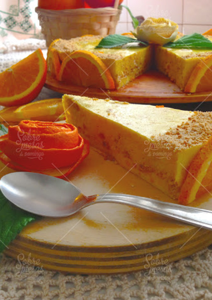 Una foto de Pudim Light de Laranja