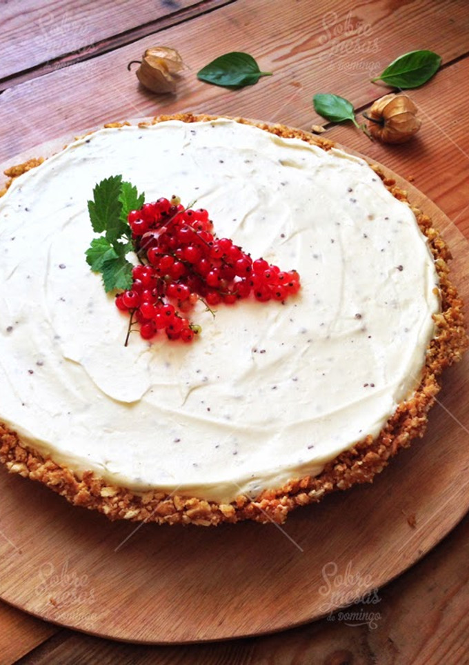 Una foto de Tarte de Mousse de Chocolate Branco