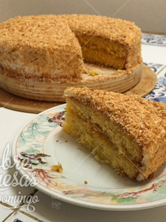 Una foto de Bolo de Coco