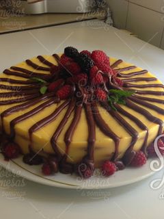 Una foto de Bolo de Bolacha com Creme de Pasteleiro
