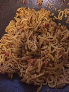 Foto resep nasi & mie goreng ( mie mawut )