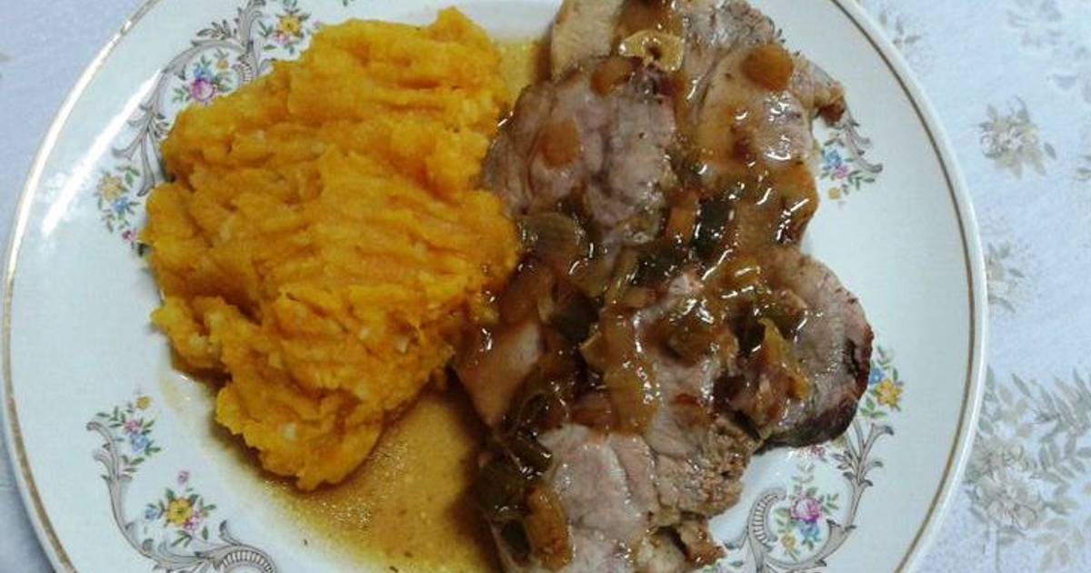 Bondiola de cerdo con salsa de mostaza y miel Receta de Sabor a mamá-  Cookpad