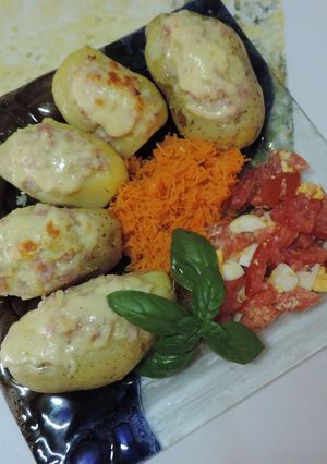 Una foto de Papas rellenas