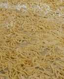 Tallarines caseros al huevo