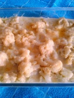 Una foto de Coliflor al gratín