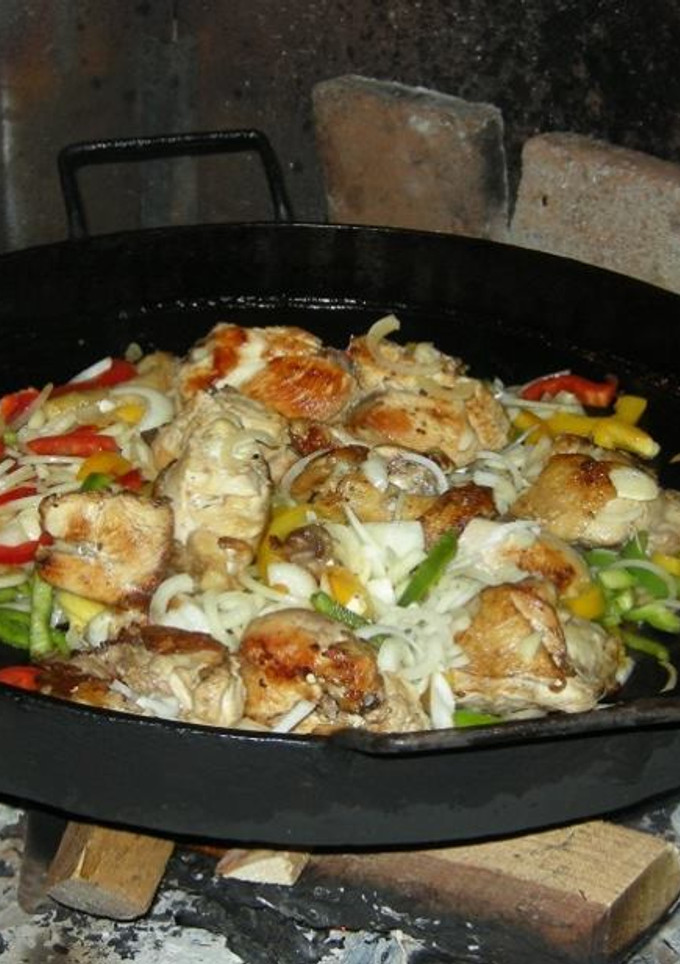 Una foto de Pollo al disco