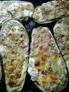 Una foto de Berenjenas rellenas 