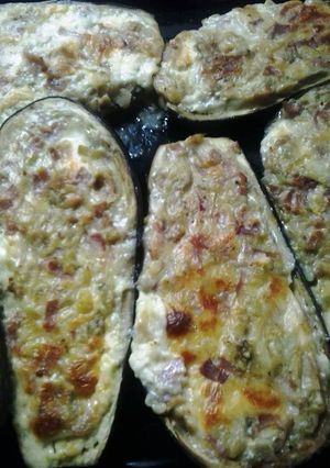 Una foto de Berenjenas rellenas 