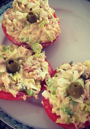 Una foto de Tomates rellenos
