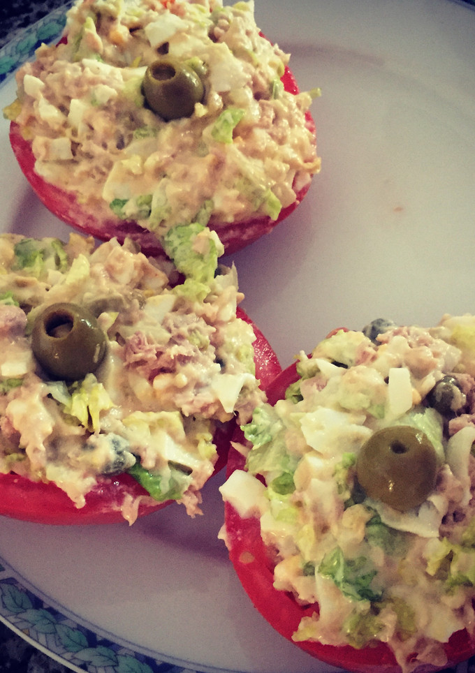 Una foto de Tomates rellenos