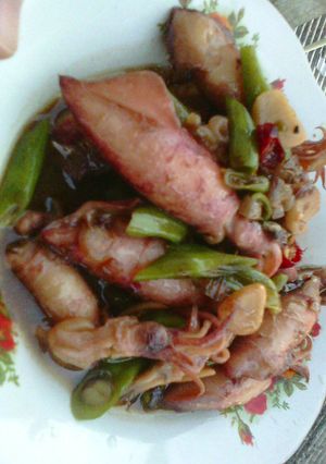 Foto resep Oseng Cumi Asin Buncis