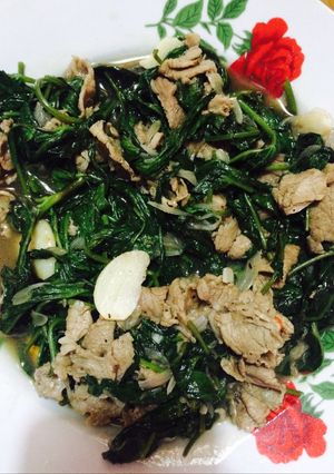 Foto resep Daging Cah Kangkung