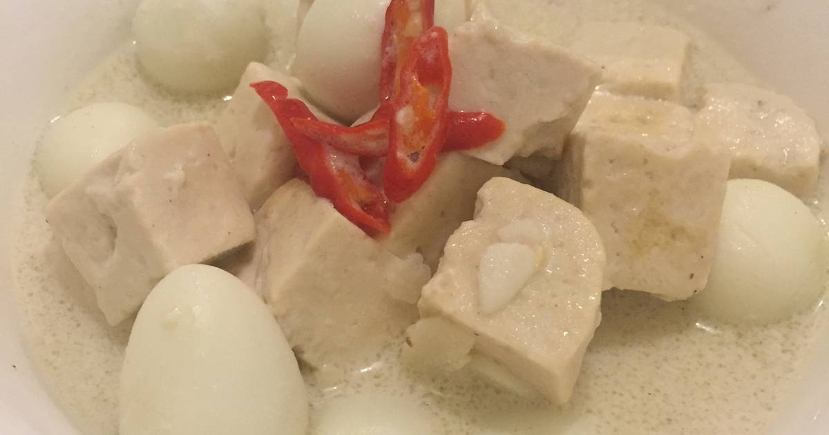 13 resep tahu telur masak santan enak dan sederhana - Cookpad