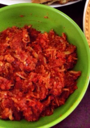 Foto resep Sambel Teri Medan