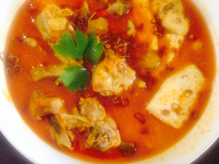 Resep Ayam Bumbu Rujak, Enak Banget