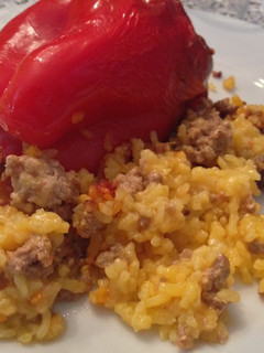 Una foto de Pimientos rellenos de arroz