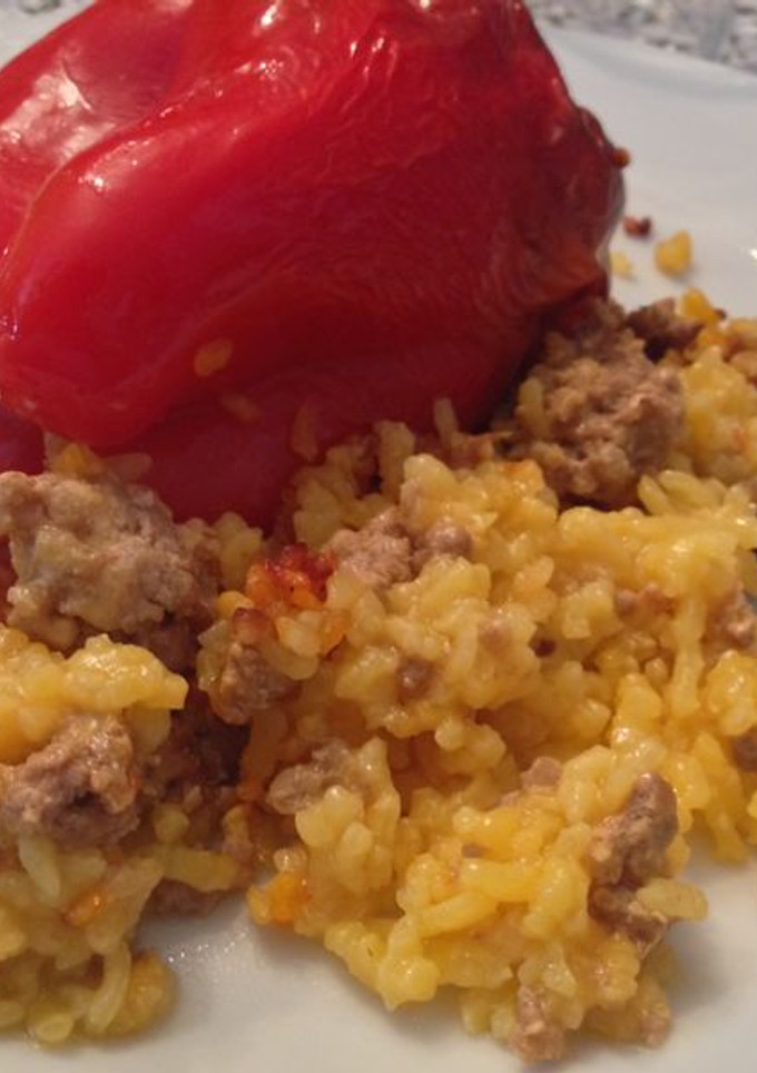 Una foto de Pimientos rellenos de arroz