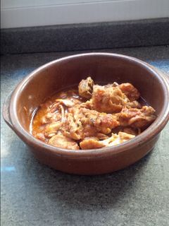 Una foto de Pollo a la olla