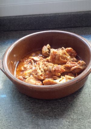 Una foto de Pollo a la olla