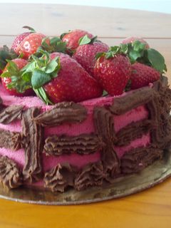 Una foto de Angel food cake