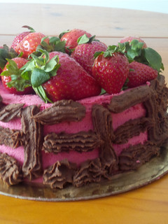 Una foto de Angel food cake