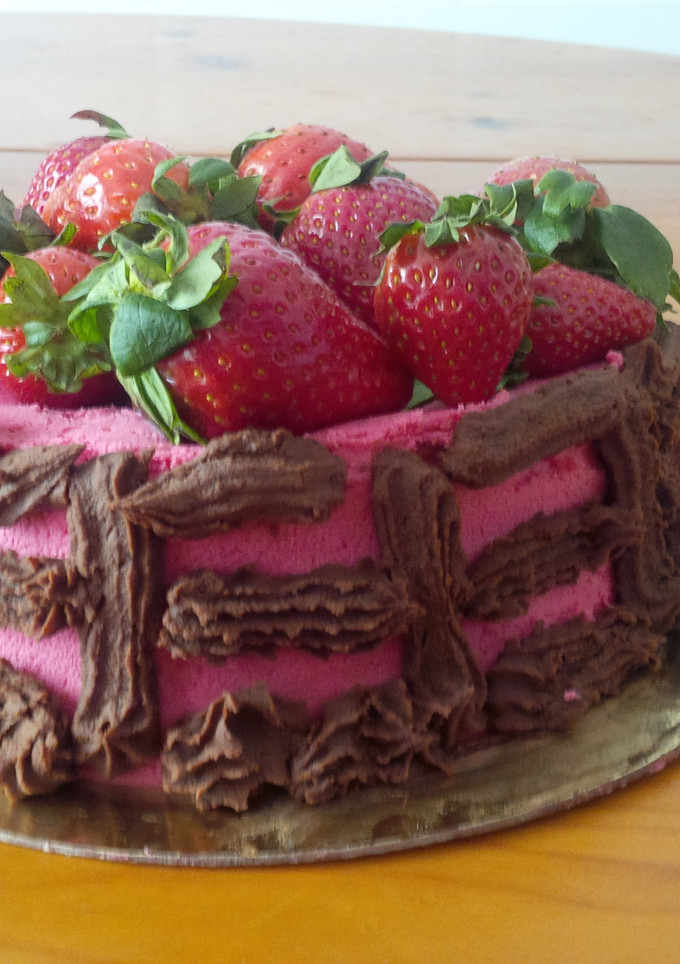 Una foto de Angel food cake