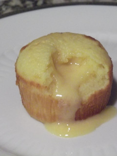 Una foto de Mini coulant de chocolate blanco
