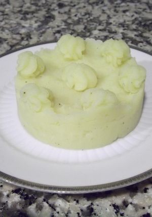 Una foto de Puré de patata