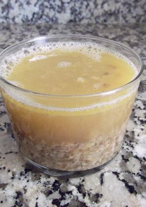 Una foto de Sopa de pollo asado