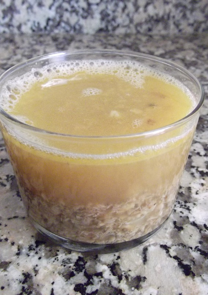 Una foto de Sopa de pollo asado