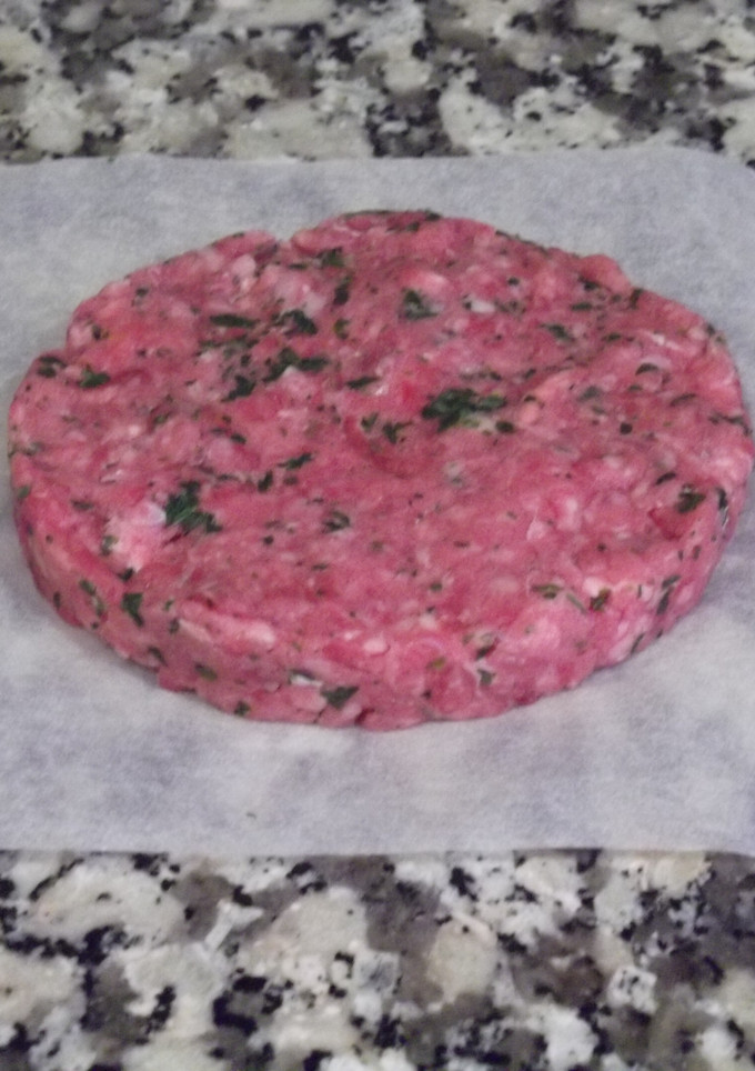 Una foto de Hamburguesa casera