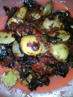 Foto resep Jengkol ikan salai goreng balado