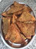 Filetes empanados y buñuelos