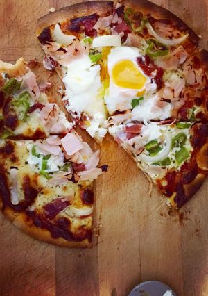 Una foto de Pizza de colores