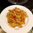 Tumis mandai teri (kulit cempedak)