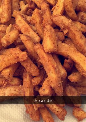 صورة لوصفة بطاطس ودجز