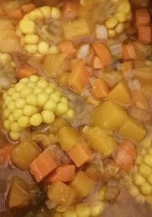 Una foto de Sopa de verduras