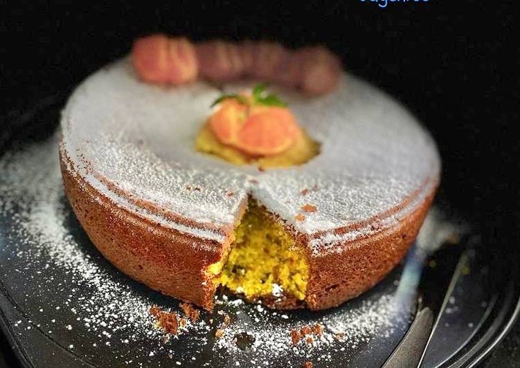 Recipe of Homemade Coconut pineapple and chocolate Orange cake Eggless